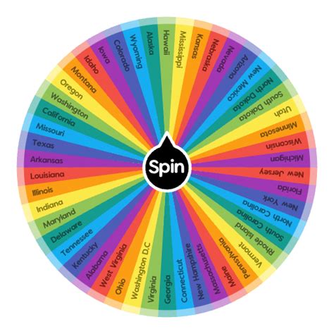 50 states wheel decide.